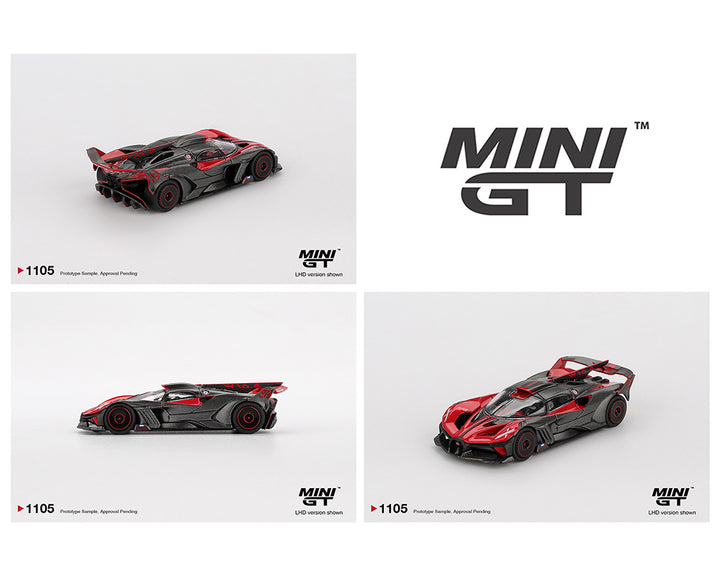 [Preorder] Mini GT 1:64 Bugatti Bolide – Red MGT01105-BL