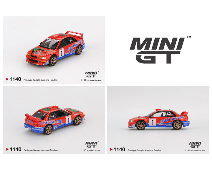 [Preorder] Mini GT 1:64 Subaru Impreza WRC97 #1 1999 DRM Champion MGT01140-BL
