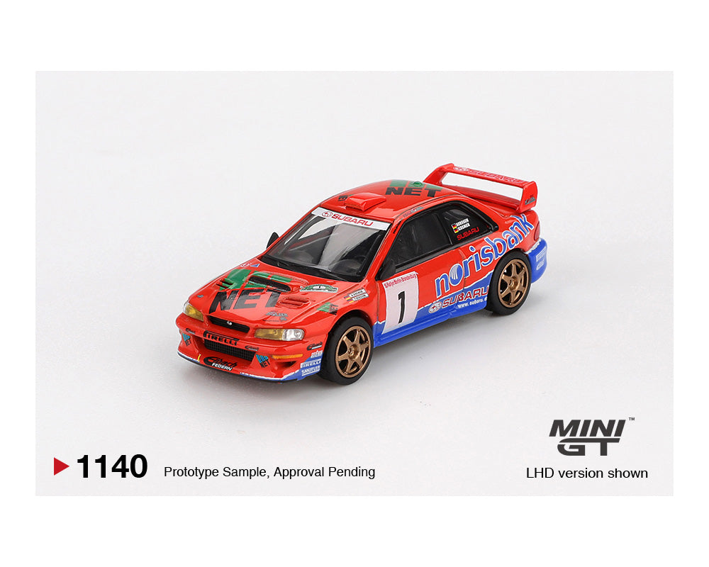 Mini GT 1:64 Subaru Impreza WRC97 #1 1999 DRM Champion MGT01140-BL