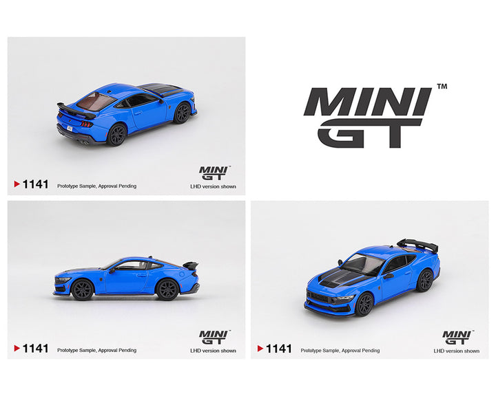 [Preorder] Mini GT 1:64 Ford Mustang Dark Horse 2024 – Grabber Blue MGT01141-BL