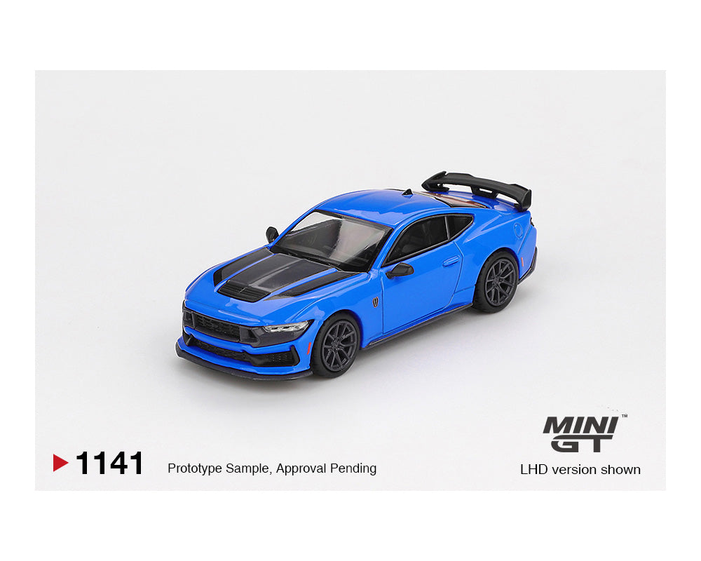 Preorder] Mini GT 1:64 Ford Mustang Dark Horse 2024 – Grabber Blue