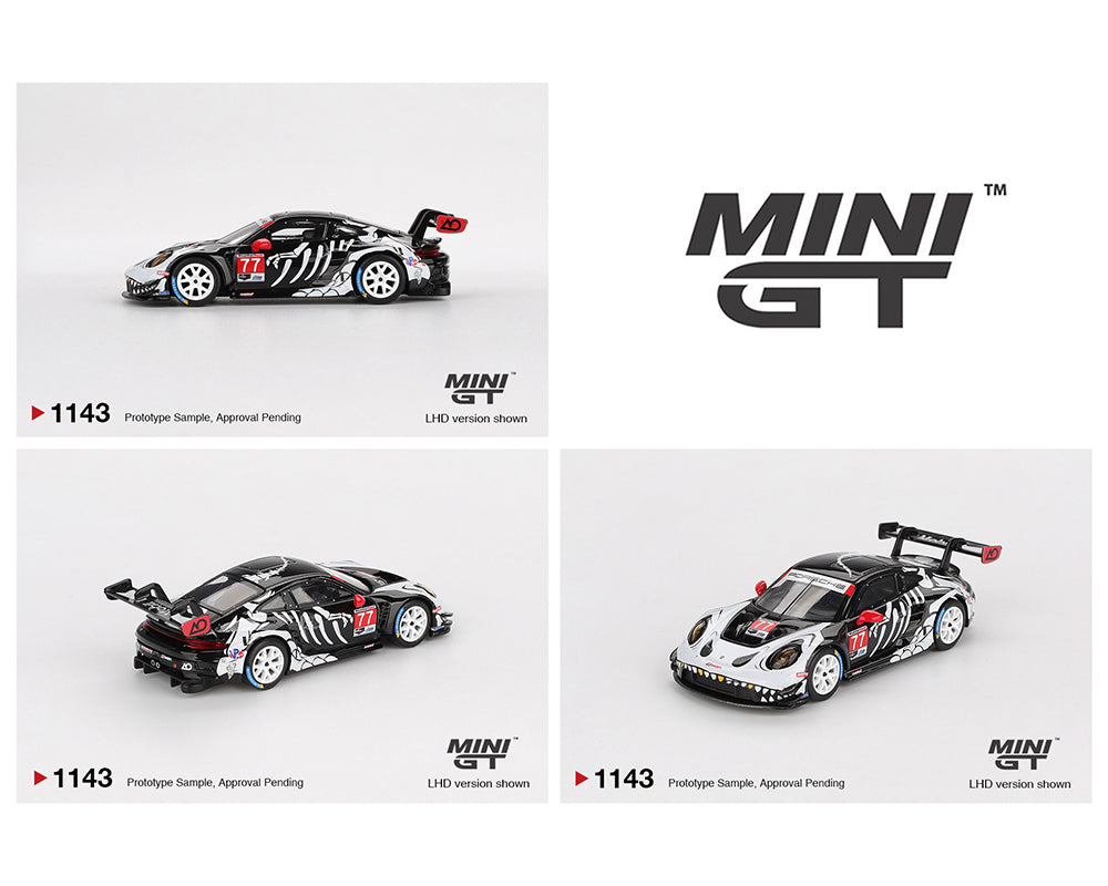 Mini GT 1:64 Porsche 911 GT3 R #77 AO Racing 2025 IMSA Petit Le