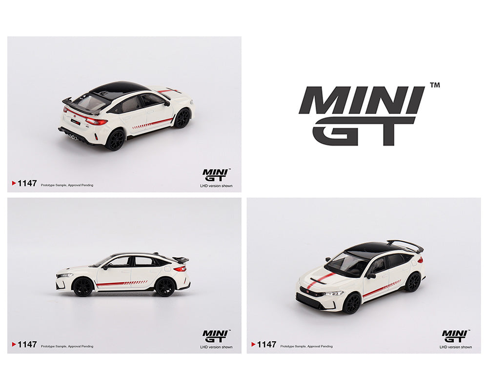 [Preorder] Mini GT 1:64 Honda Civic Type-R Ultimate Edition – White MGT01147-BL