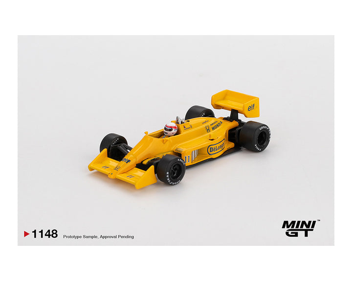 [Preorder] Mini GT 1:64 Lotus 99T #11 Satoru Nakajima 1987 Monaco Grand Prix- Yellow MGT01148-BL
