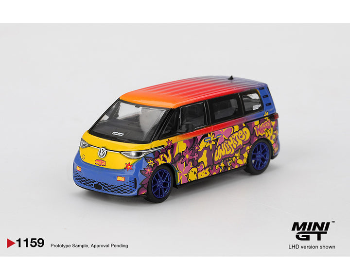 [Preorder] Mini GT 1:64 Volkswagen ID. Buzz KW/BBS – Orange MGT01159-BL