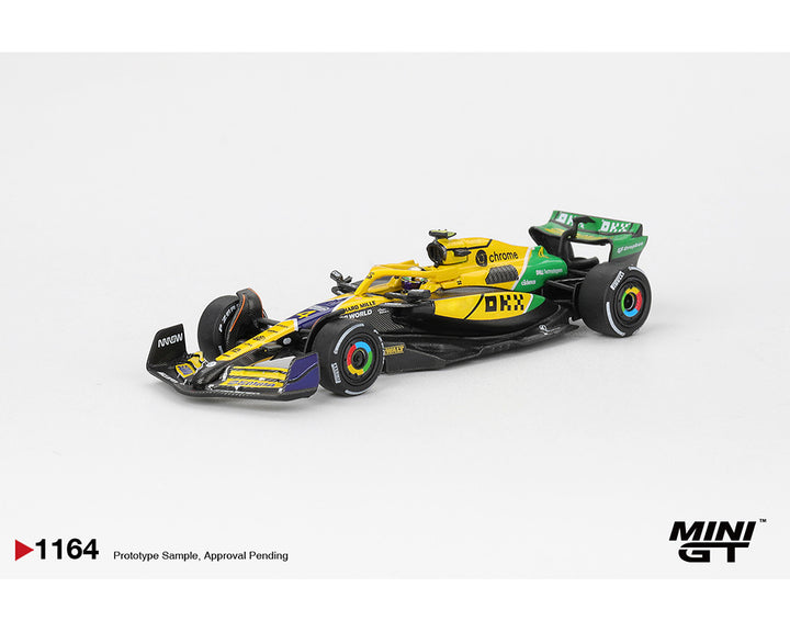 [Preorder] Mini GT 1:64 McLaren MCL38 #4 Lando Norris 2024 F1 2024 Monaco GP MGT01164-BL