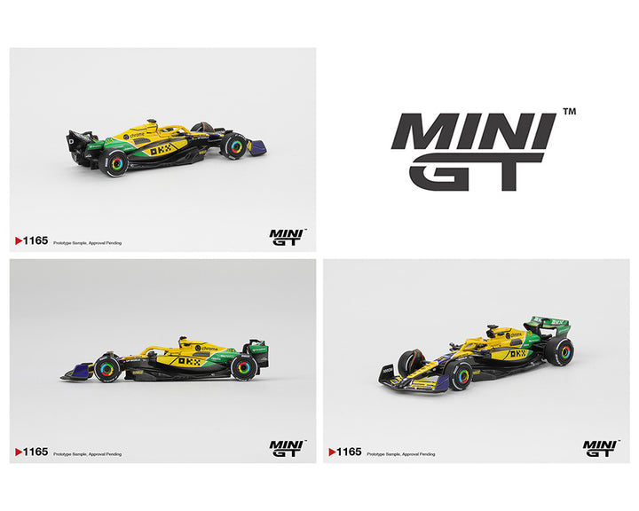 [Preorder] Mini GT 1:64 McLaren MCL38 #81 Oscar Piastri 2024 F1 2024 Monaco GP 2nd Place MGT01165-BL