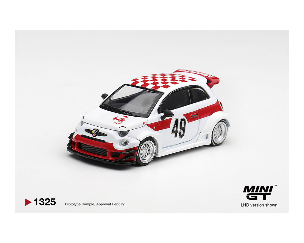 Preorder] Mini GT 1:64 Abarth 595 LB-WORKS x Abas Works 1000 TC