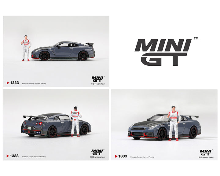 [Preorder] Mini GT 1:64 Nissan GT-R Nismo 2024 Tsukuba Production Car Lap Record W / Matsuda Figure Tsugio Matsuda Collection MGT01333-R