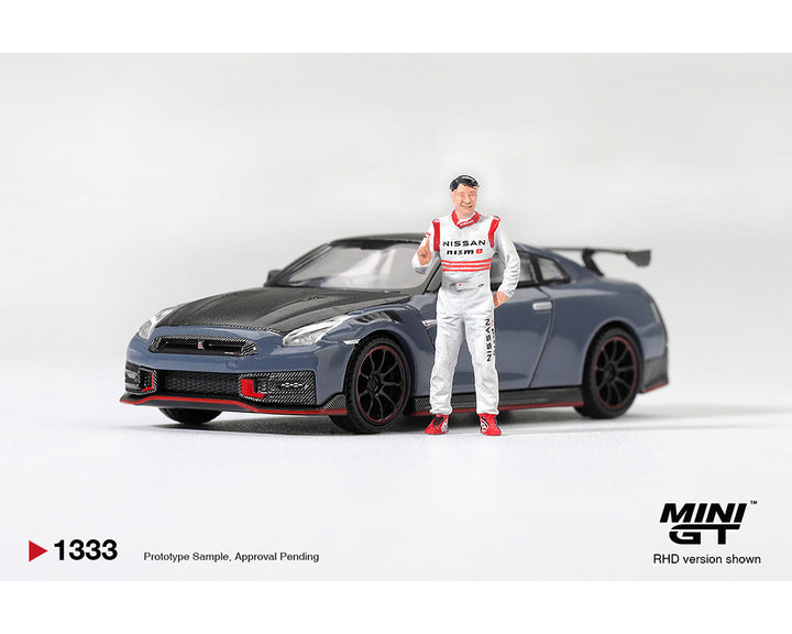 [Preorder] Mini GT 1:64 Nissan GT-R Nismo 2024 Tsukuba Production Car Lap Record W / Matsuda Figure Tsugio Matsuda Collection MGT01333-R