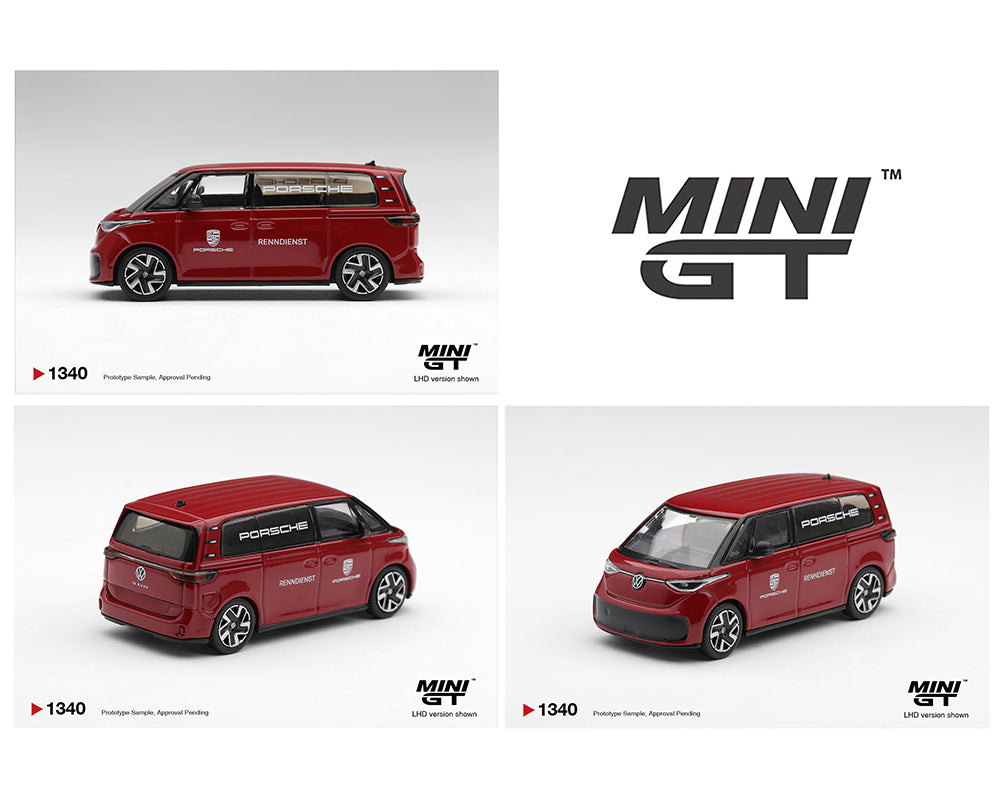 [Preorder] MINI GT 1:64 Volkswagen ID.Buzz Porsche Renndienst MGT01340-BL