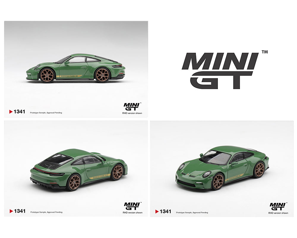 [Preorder] Mini GT 1:64 Porsche 911 (992) GT3 Touring – Auratium Green MGT01341-BL