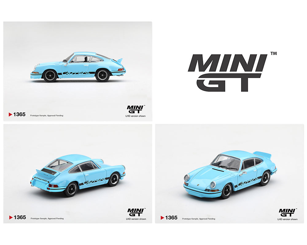 [Preorder] Mini GT 1:64 Porsche 911 Carrera RS 2.7 Gulf Blue with Black MGT01365-BL