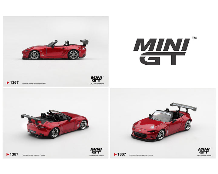 [Preorder] Mini GT 1:64 Mazda Miata MX-5 (ND) Pandem Kodo Red MGT01367-BL
