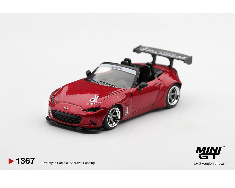 [Preorder] Mini GT 1:64 Mazda Miata MX-5 (ND) Pandem Kodo Red MGT01367-BL