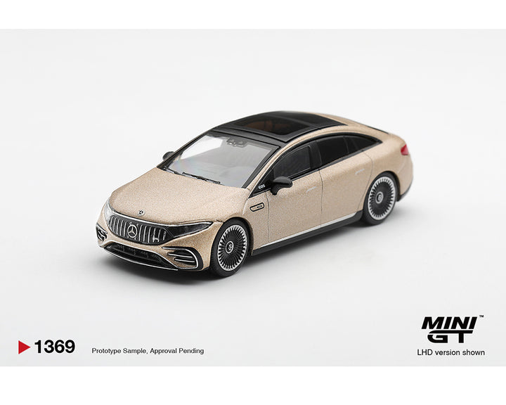 [Preorder] Mini GT 1:64 Mercedes-AMG EQS 53 Gold MGT01369-BL