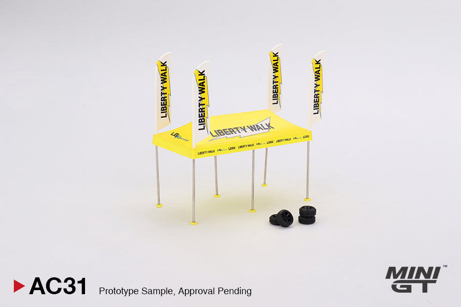 Mini GT 1:64 Paddock Service Tent Set LB Racing LBWK MGTAC31 – Horizon ...