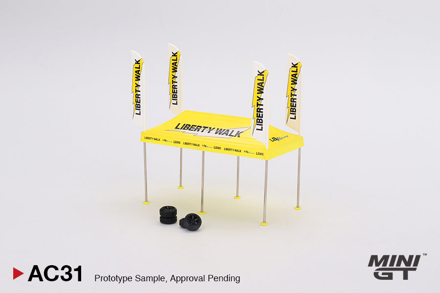 Mini GT 1:64 Paddock Service Tent Set LB Racing LBWK MGTAC31 – Horizon ...