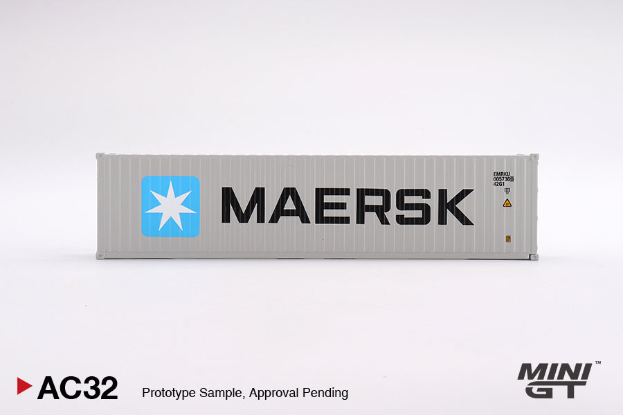 Mini GT 1:64 Dry Container 40' “Maersk" Side MGTAC32