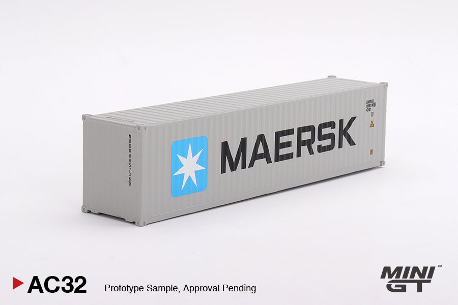 Mini GT 1:64 Dry Container 40' “Maersk" MGTAC32