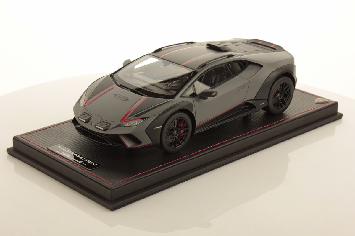 MR Collection 1 18 Lamborghini Huracan Sterrato Grigio Vulcano Horizon Diecast