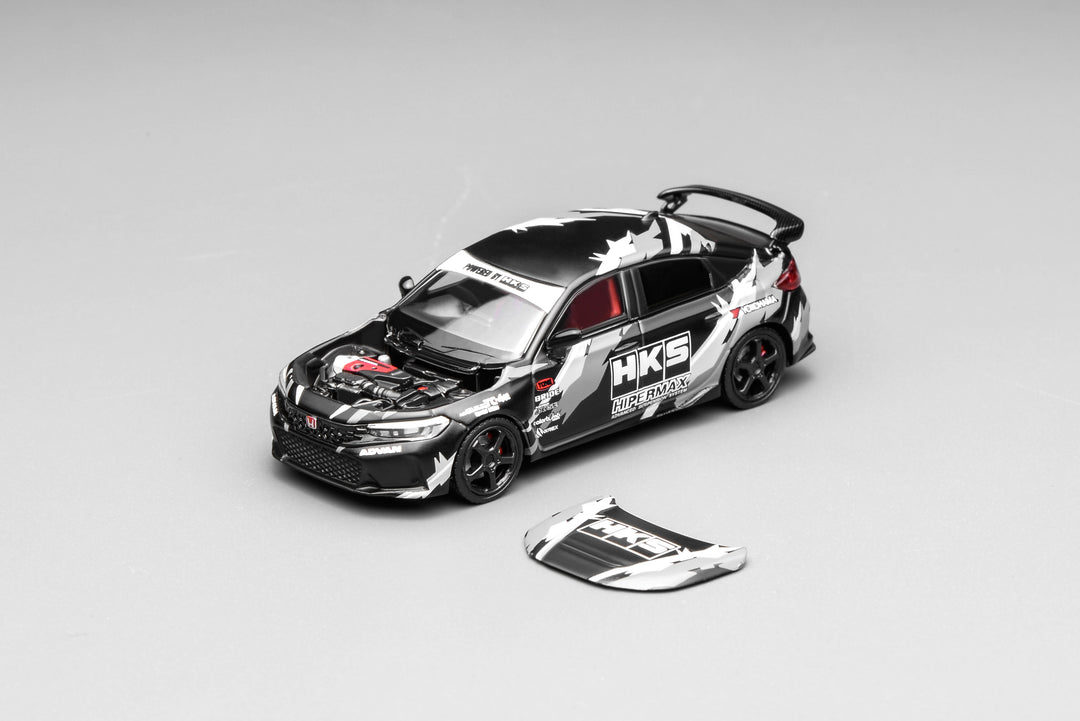 [Preorder] MOTORHELIX 1:64 Honda Civic TYPE R (FL5) HKS Livery (2 Variants)