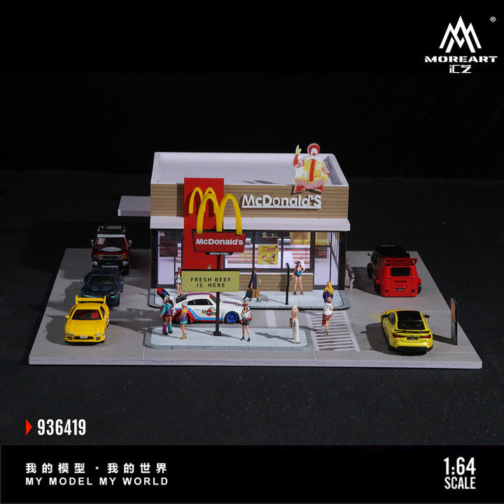 [Preorder] MoreArt 1:64 AMERICAN MCDONALD'S SCENE MO936419