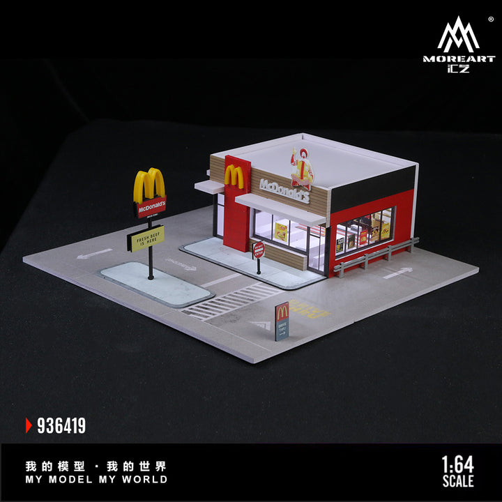 [Preorder] MoreArt 1:64 AMERICAN MCDONALD'S SCENE MO936419
