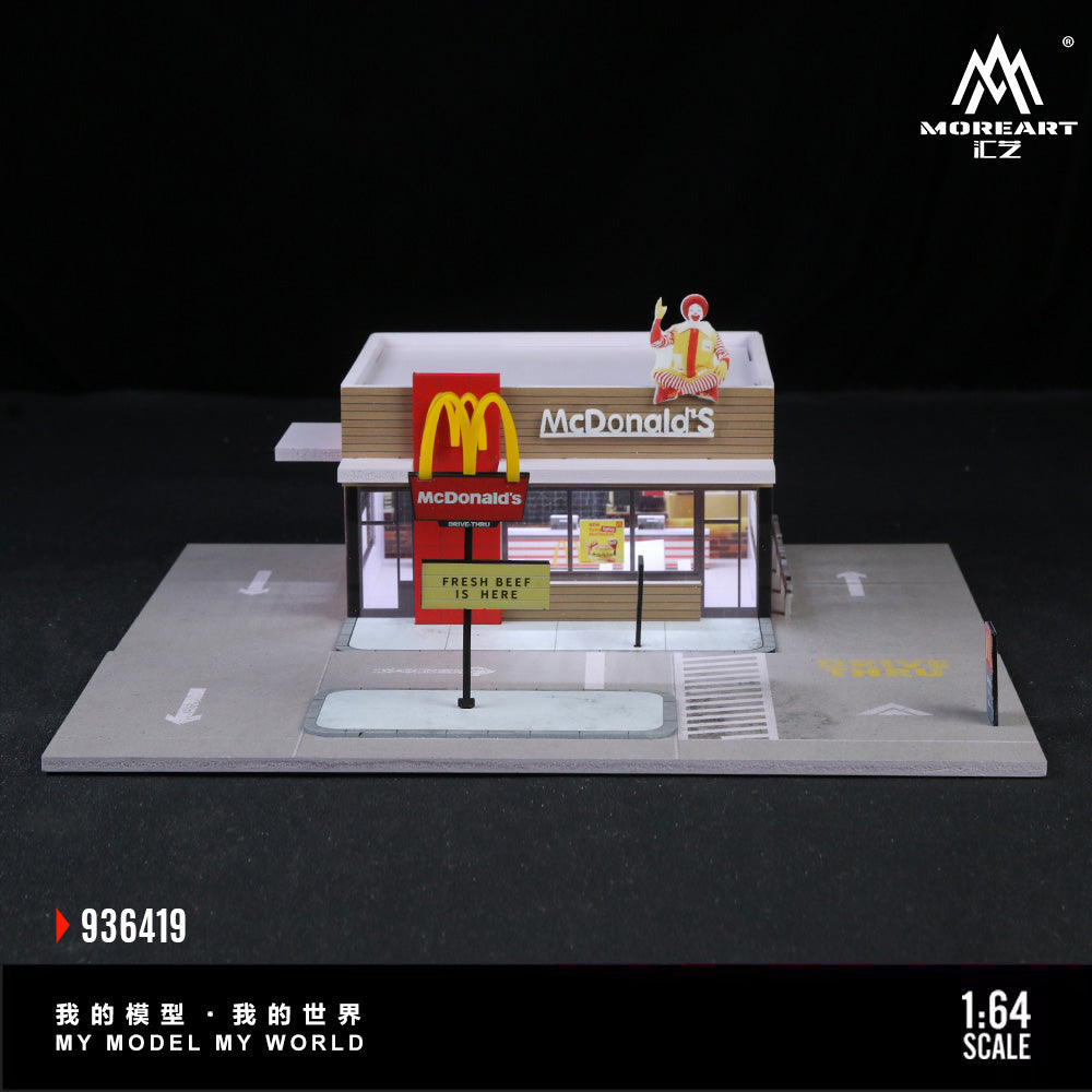 [Preorder] MoreArt 1:64 AMERICAN MCDONALD'S SCENE MO936419