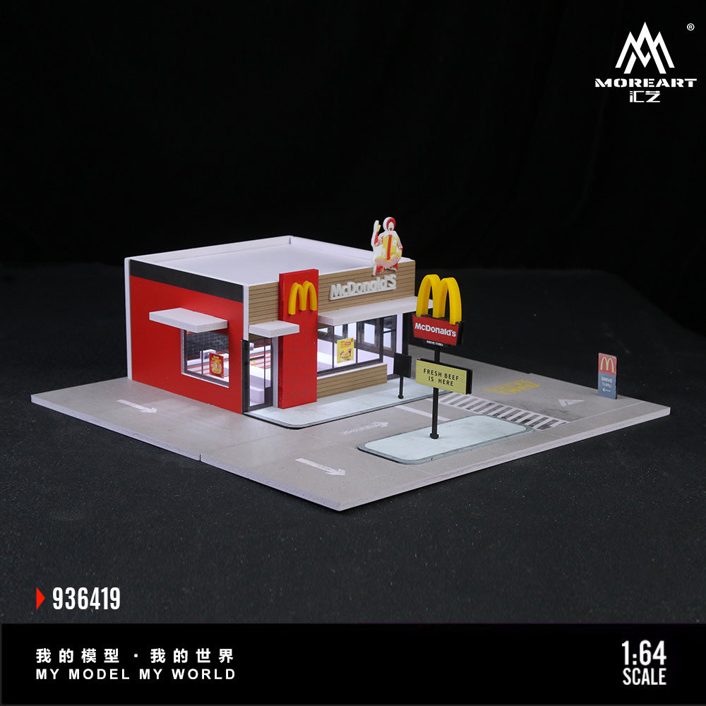 [Preorder] MoreArt 1:64 AMERICAN MCDONALD'S SCENE MO936419