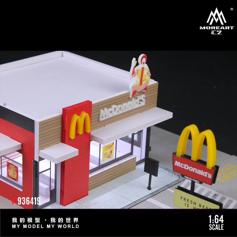 [Preorder] MoreArt 1:64 AMERICAN MCDONALD'S SCENE MO936419