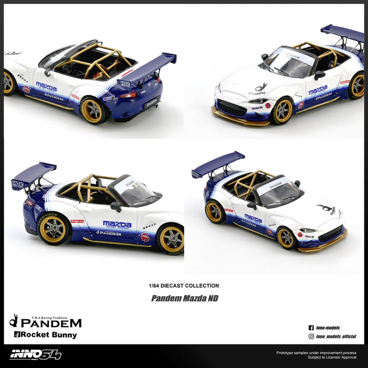 [Preorder] Inno64 1:64 Mazda MX-5 (ND) Miata "PANDEM ROCKET BUNNY" V1.0 IN64-MX5P-ND-01