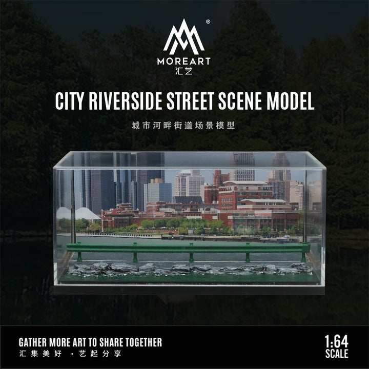 [Preorder] MoreArt 1:64 City Riverside Street Scene Model