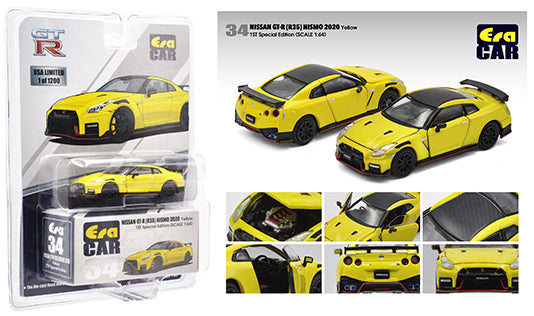 Era Car 1:64 2020 Nissan GT-R R35 Nismo Yellow