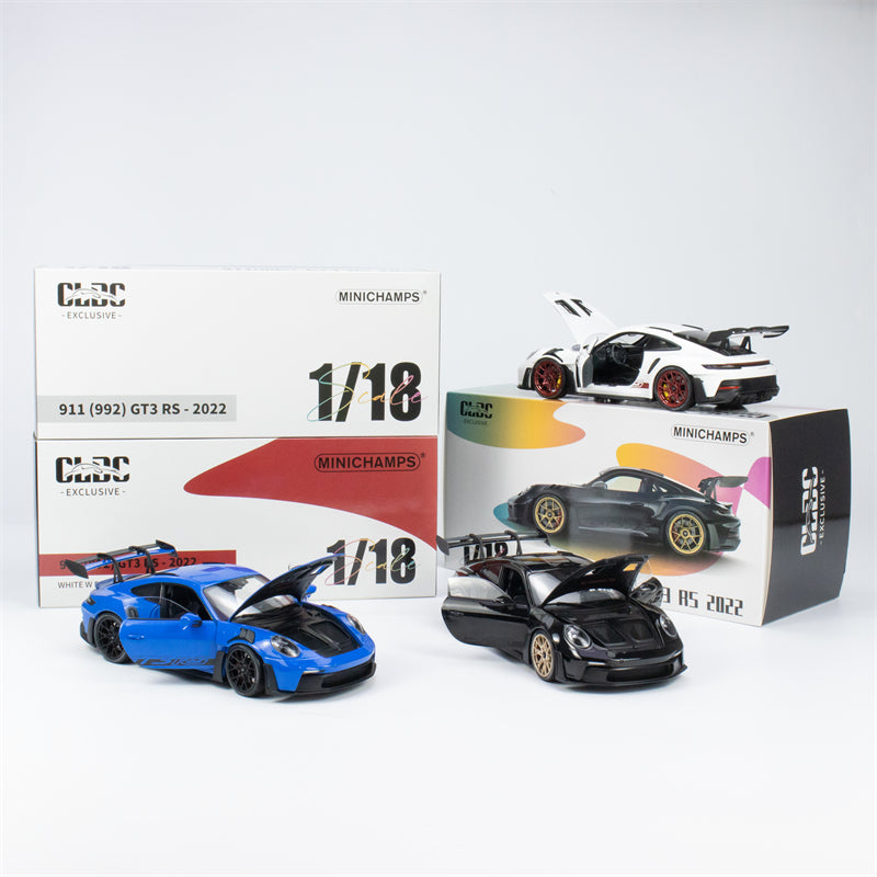Minichamps 1:18 PORSCHE 911 (992) GT3 RS 2022- Black – Horizon Diecast