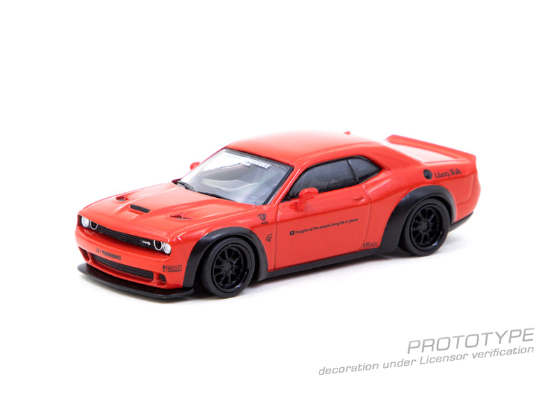 [Preorder] Tarmac Works 1:64 LB-WORKS Dodge Challenger SRT Hellcat Red