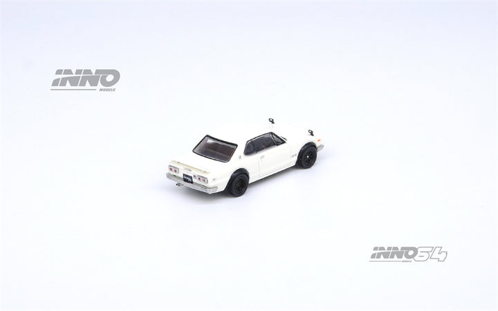 Inno64 1:64 Nissan Skyline 2000 GT-R (KPGC10) White IN64-KPGC10-WHI Rear