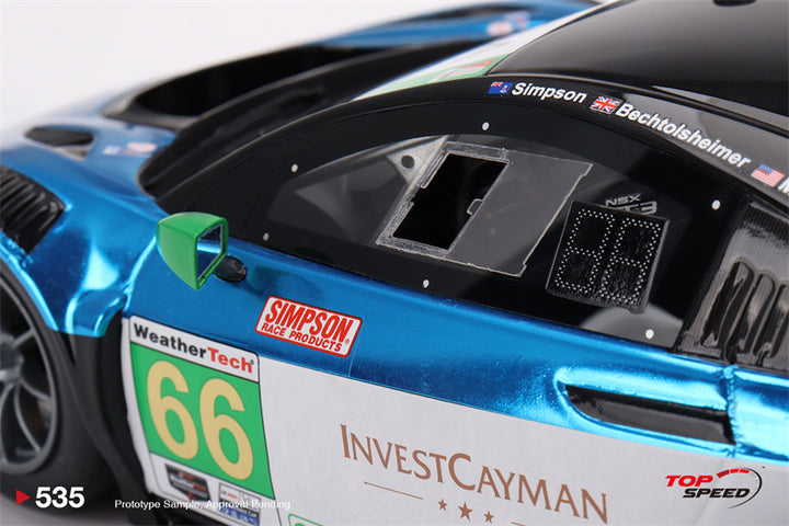 [Preorder] Topspeed 1:18 NSX GT3 EVO22#66 Gradient Racing 2022 IMSA Daytona 24 Hrs