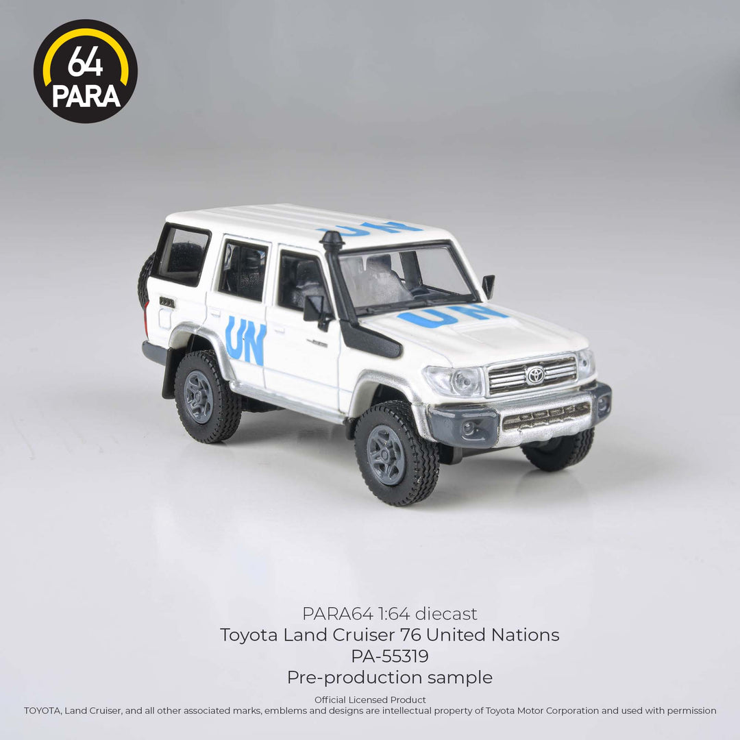 PARA64 1:64 2014 Toyota Land Cruiser LC76 United Nations LHD