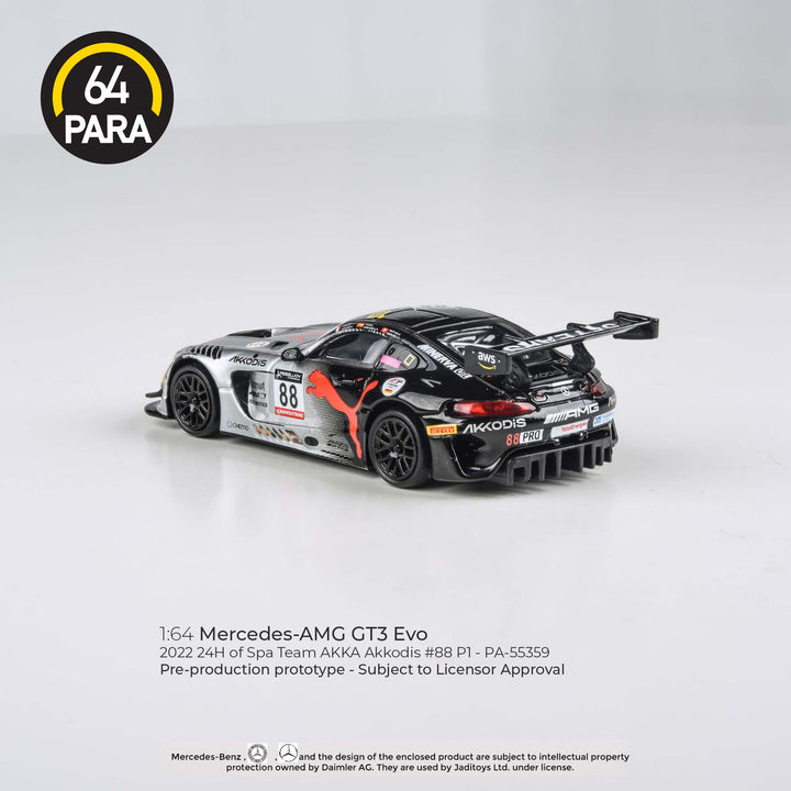 PARA64 1:64 Mercedes-AMG GT3 Evo 2022 24H Spa Akkodis P1 PA-55359