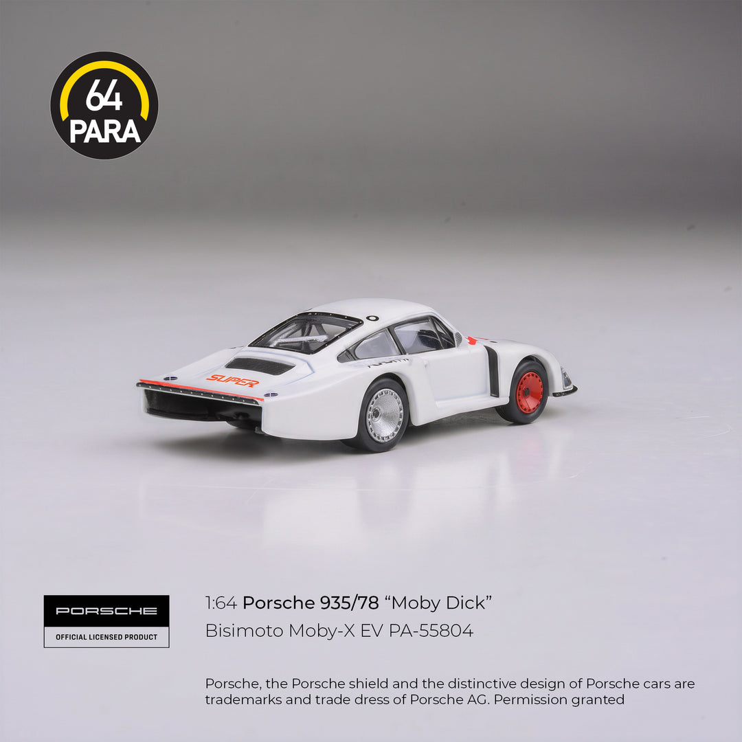 [Preorder] PARA64 1:64 Porsche 935/78 Bisimoto Moby X EV White RHD PA-55804