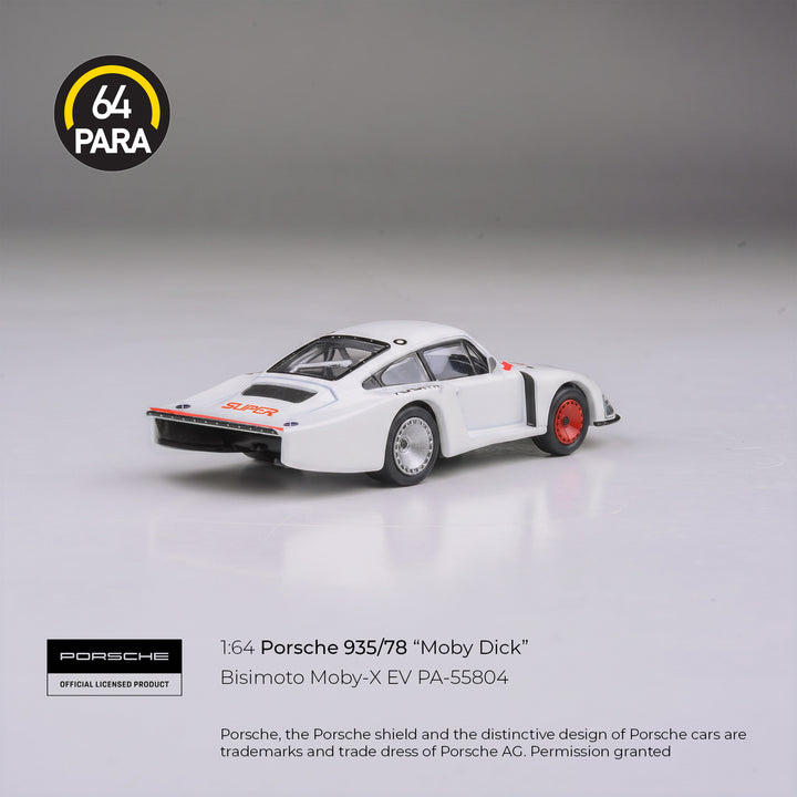 [Preorder] PARA64 1:64 Porsche 935/78 Bisimoto Moby X EV White RHD PA-55804