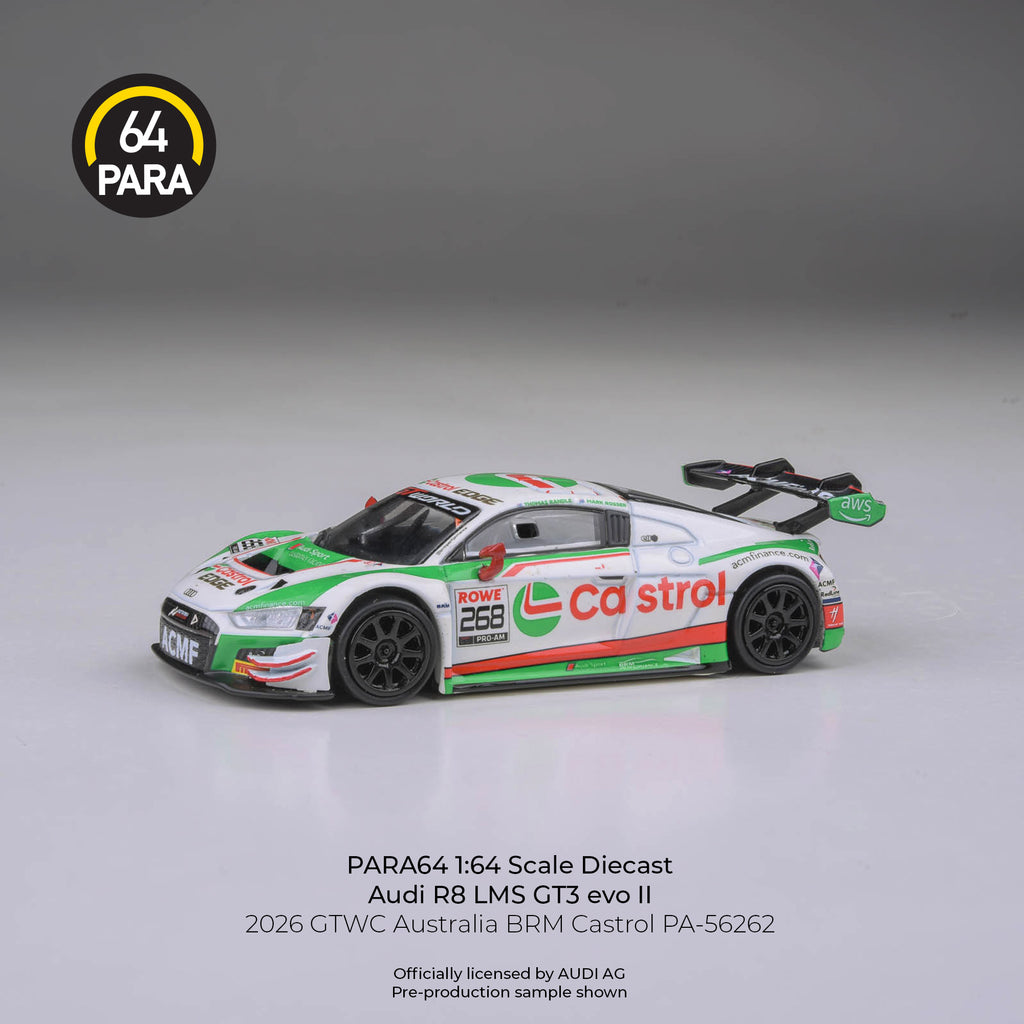 Preorder] PARA64 1:64 Audi R8 LMS GT3 evo II 2026 GTWC Australia