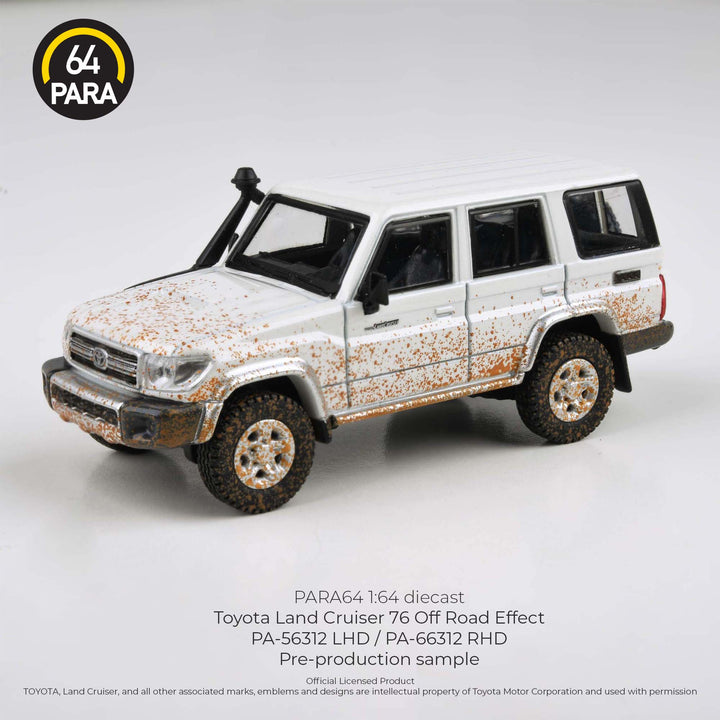 [Preorder] PARA64 1:64 2014 Toyota Land Cruiser LC76 Off Road Effect (LHD)