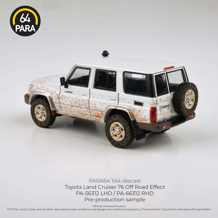 [Preorder] PARA64 1:64 2014 Toyota Land Cruiser LC76 Off Road Effect (LHD)