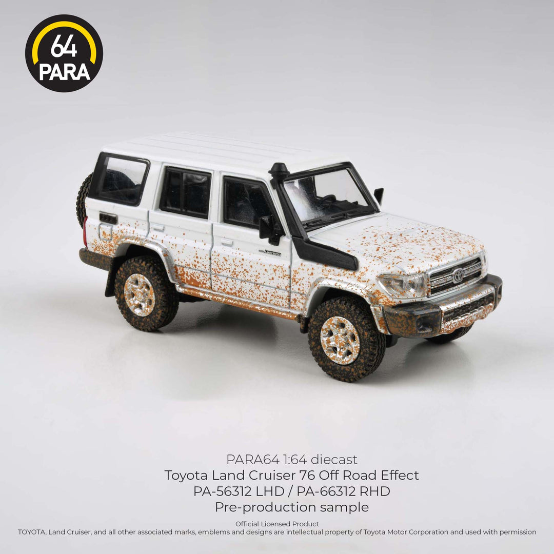 [Preorder] PARA64 1:64 2014 Toyota Land Cruiser LC76 Off Road Effect (LHD)