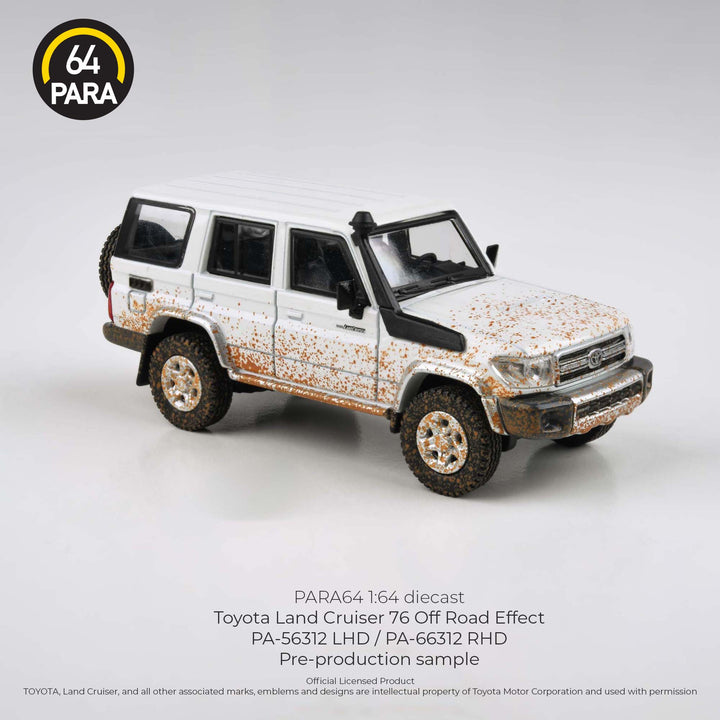 [Preorder] PARA64 1:64 2014 Toyota Land Cruiser LC76 Off Road Effect (LHD)