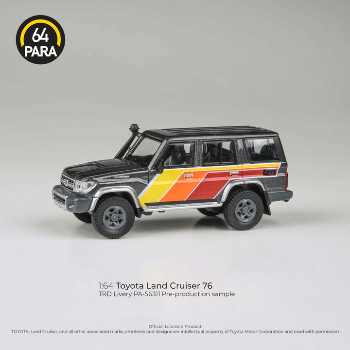 [Preorder] PARA64 1:64 2014 Toyota Land Cruiser LC 76 TRD Livery