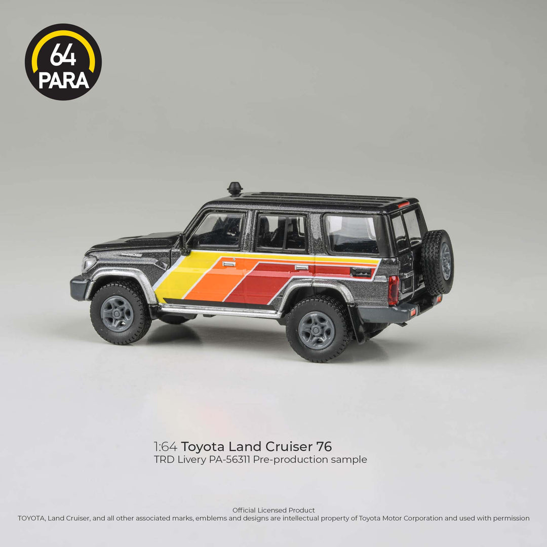 [Preorder] PARA64 1:64 2014 Toyota Land Cruiser LC 76 TRD Livery