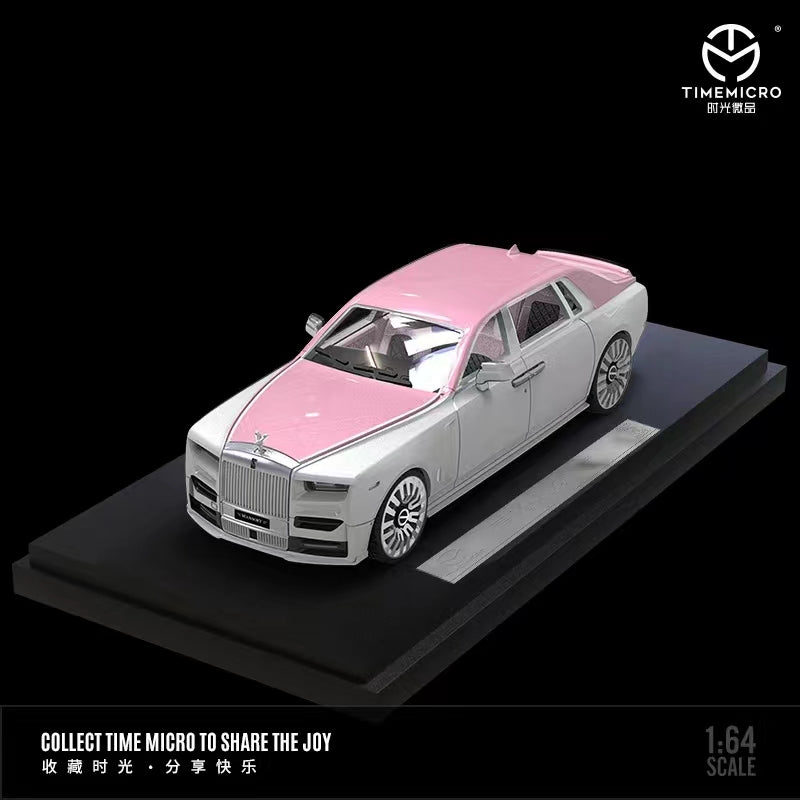 TimeMicro 1:64 Rolls Royce Phantom Eighth Generation Pink